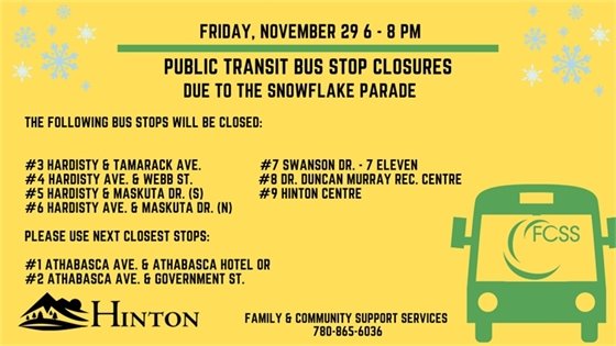Bus Stop Closures