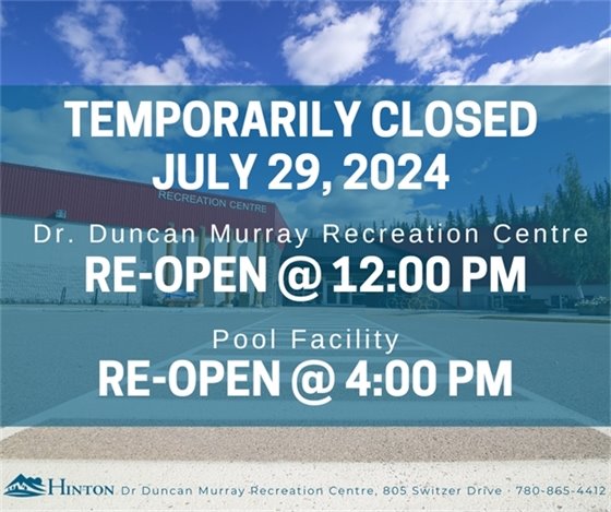 Temporarily Closed July 29th 