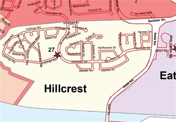 hillcrest map