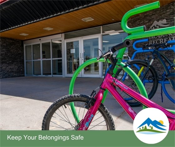 Keep your belongings safe at the rec centre