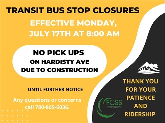 Bus Stop Closure