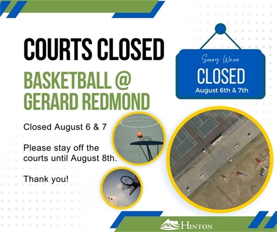 Gerard Redmond Basketball Court Closed