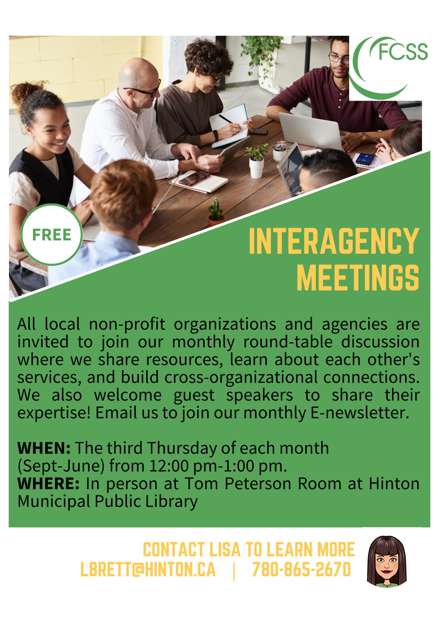Interagency meeting and newsletter 