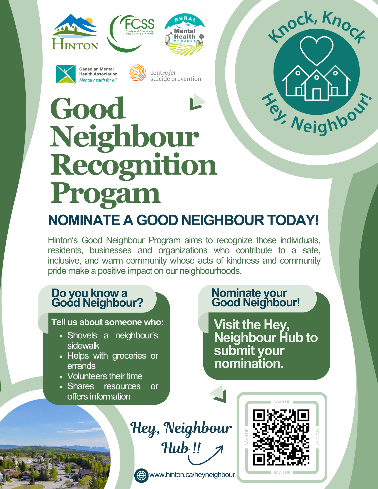 RMH Good Neighbour Recognition Poster